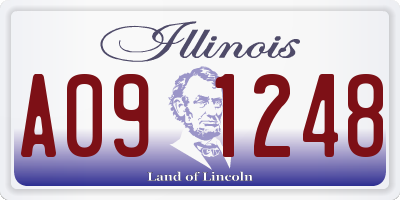 IL license plate A091248