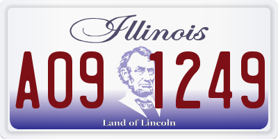 IL license plate A091249