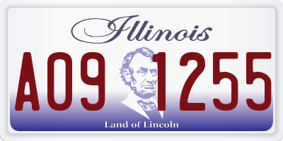 IL license plate A091255