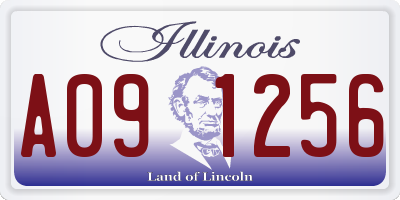 IL license plate A091256