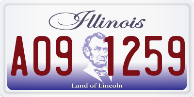 IL license plate A091259