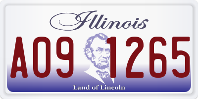 IL license plate A091265