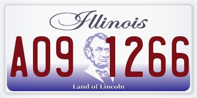 IL license plate A091266