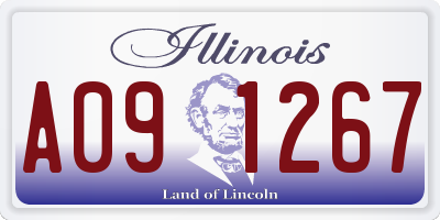 IL license plate A091267