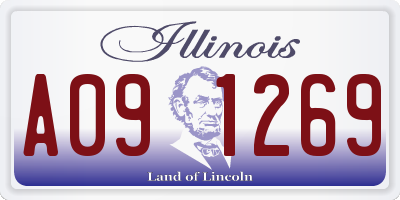 IL license plate A091269