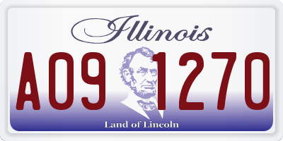 IL license plate A091270