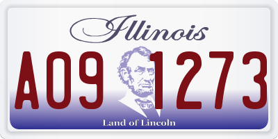 IL license plate A091273