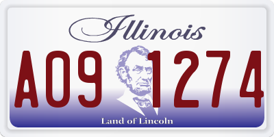 IL license plate A091274