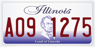 IL license plate A091275