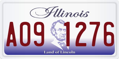 IL license plate A091276