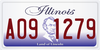IL license plate A091279