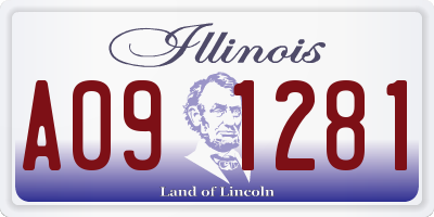 IL license plate A091281