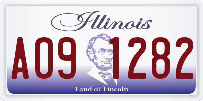 IL license plate A091282