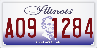 IL license plate A091284