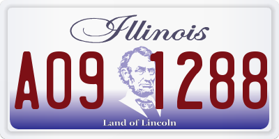IL license plate A091288