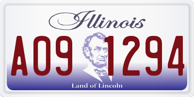IL license plate A091294