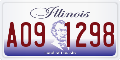 IL license plate A091298