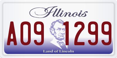 IL license plate A091299