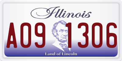 IL license plate A091306