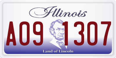 IL license plate A091307