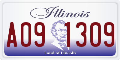 IL license plate A091309