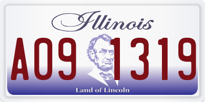 IL license plate A091319