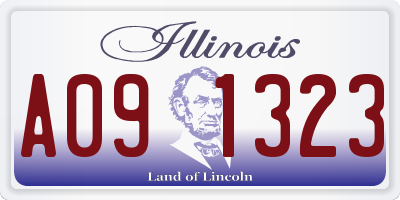 IL license plate A091323