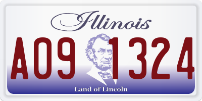 IL license plate A091324