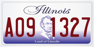 IL license plate A091327