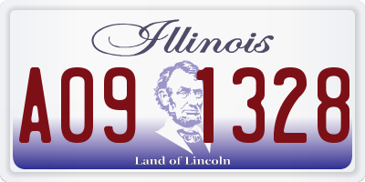 IL license plate A091328