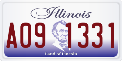IL license plate A091331