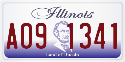 IL license plate A091341