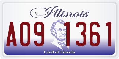 IL license plate A091361