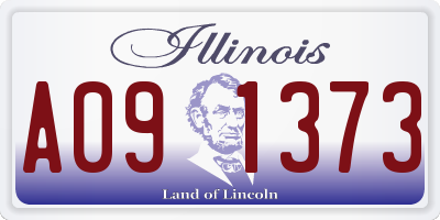 IL license plate A091373