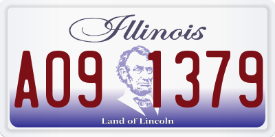 IL license plate A091379