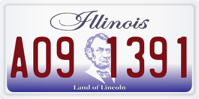 IL license plate A091391