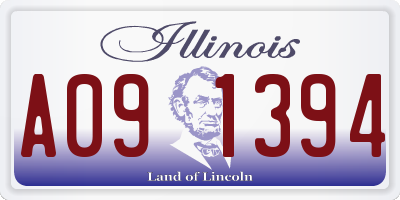 IL license plate A091394