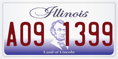 IL license plate A091399