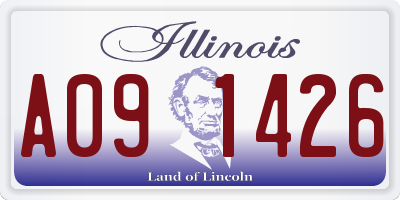 IL license plate A091426