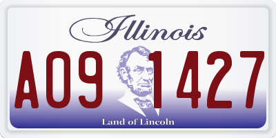 IL license plate A091427