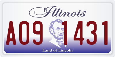 IL license plate A091431