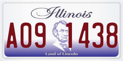 IL license plate A091438