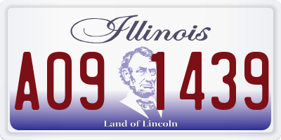 IL license plate A091439