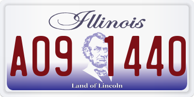 IL license plate A091440