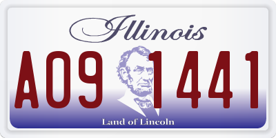 IL license plate A091441