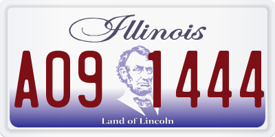 IL license plate A091444