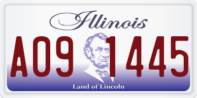 IL license plate A091445