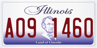 IL license plate A091460