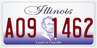 IL license plate A091462