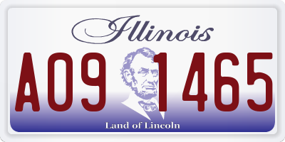 IL license plate A091465